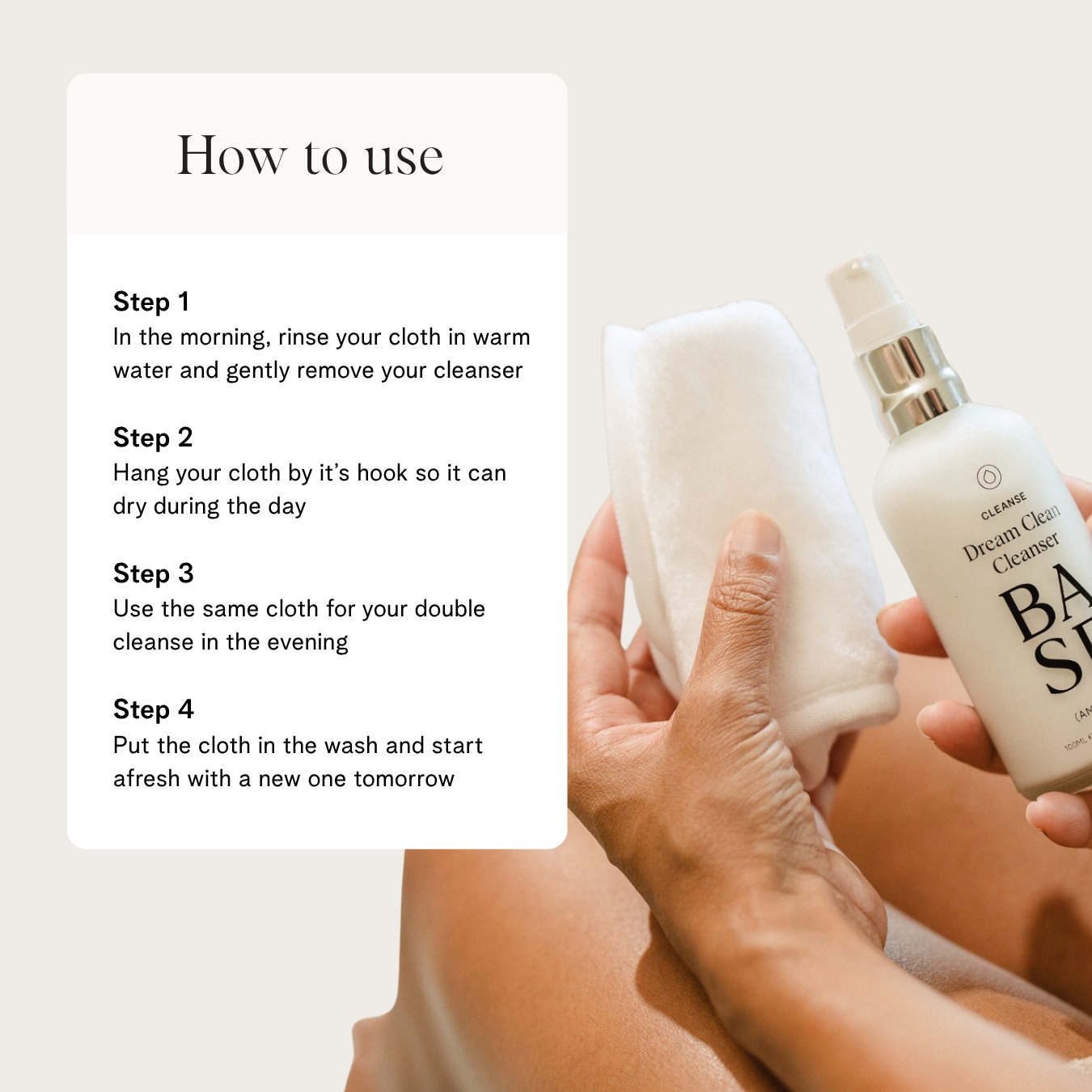 So-Soft Face Cloths by BASE SKNCARE