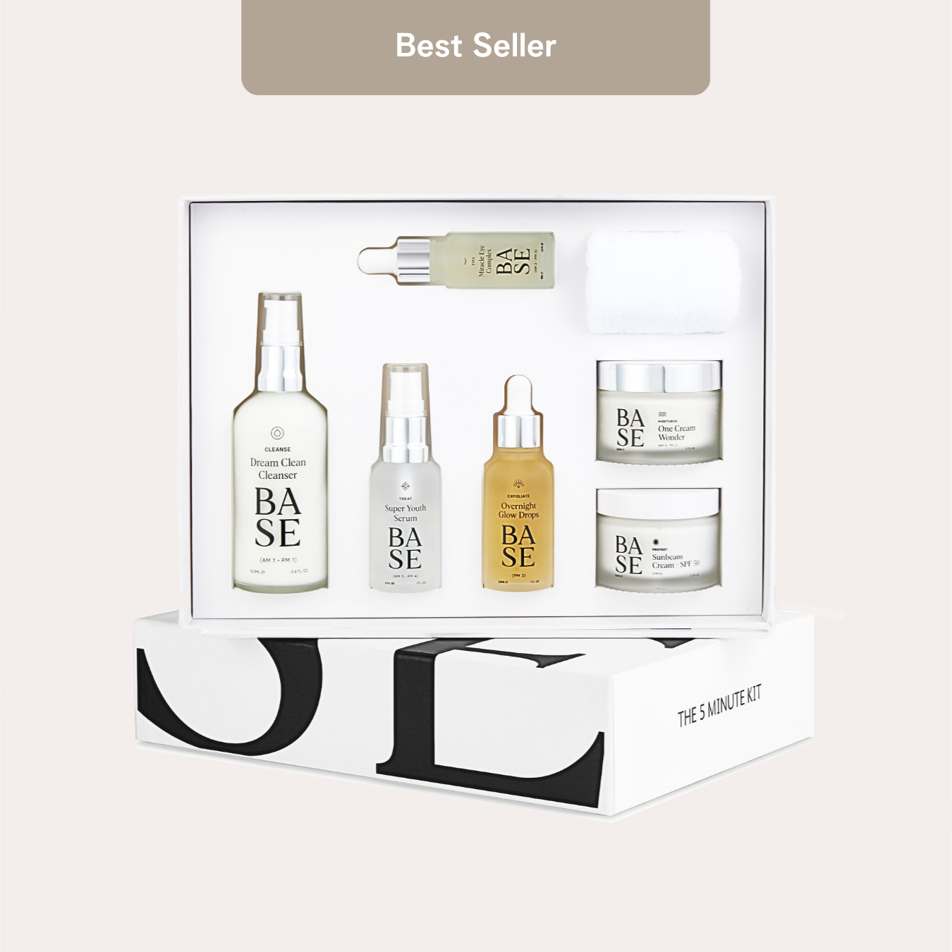The 5 Minute Kit by BASE SKNCARE - The only skincare routine you will ever need. 