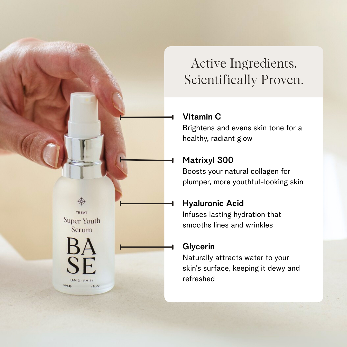 Super Youth Serum by BASE SKNCARE - 3 powerful serums in 1 super formula