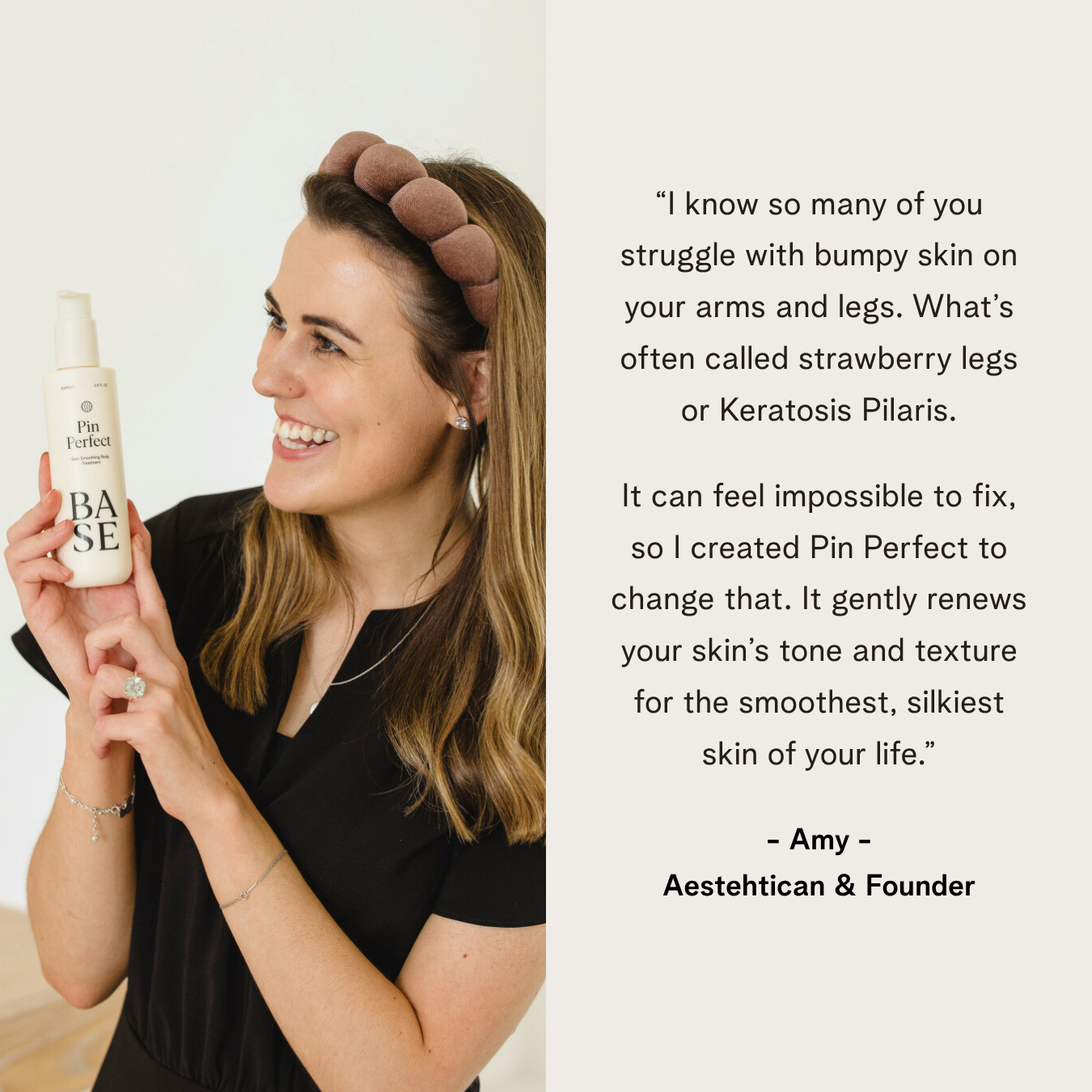 Pin Perfect by BASE SKNCARE - Revolutionary body cream for bump-free skin