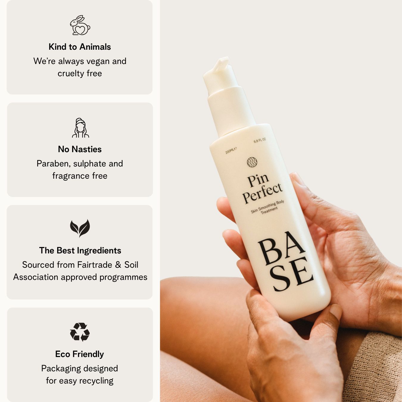 Pin Perfect by BASE SKNCARE - Revolutionary body cream for bump-free skin