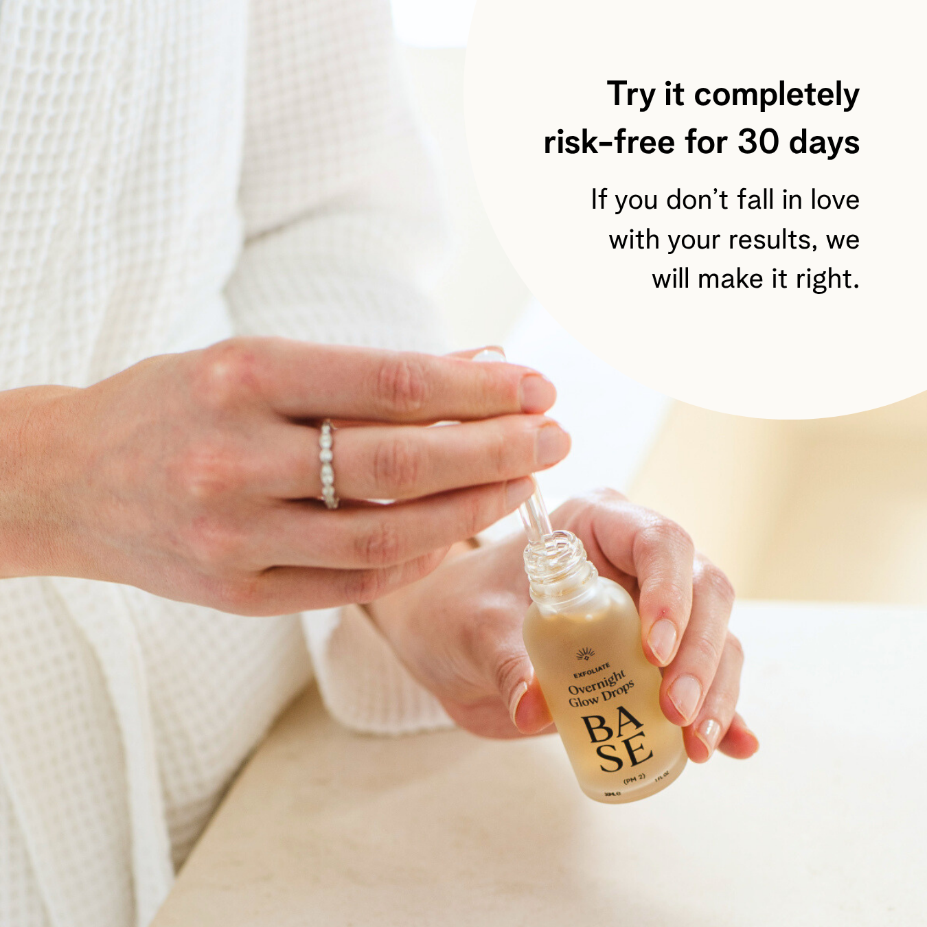 Overnight Glow Drops by BASE SKNCARE - Wake up to the glow you have always wanted with this gentle yet powerful liquid exfoliator